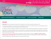 Tablet Screenshot of padma-yoga.org